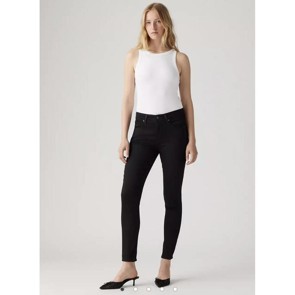 Levi's Premium 721 High Rise Skinny Black W24 L29.5